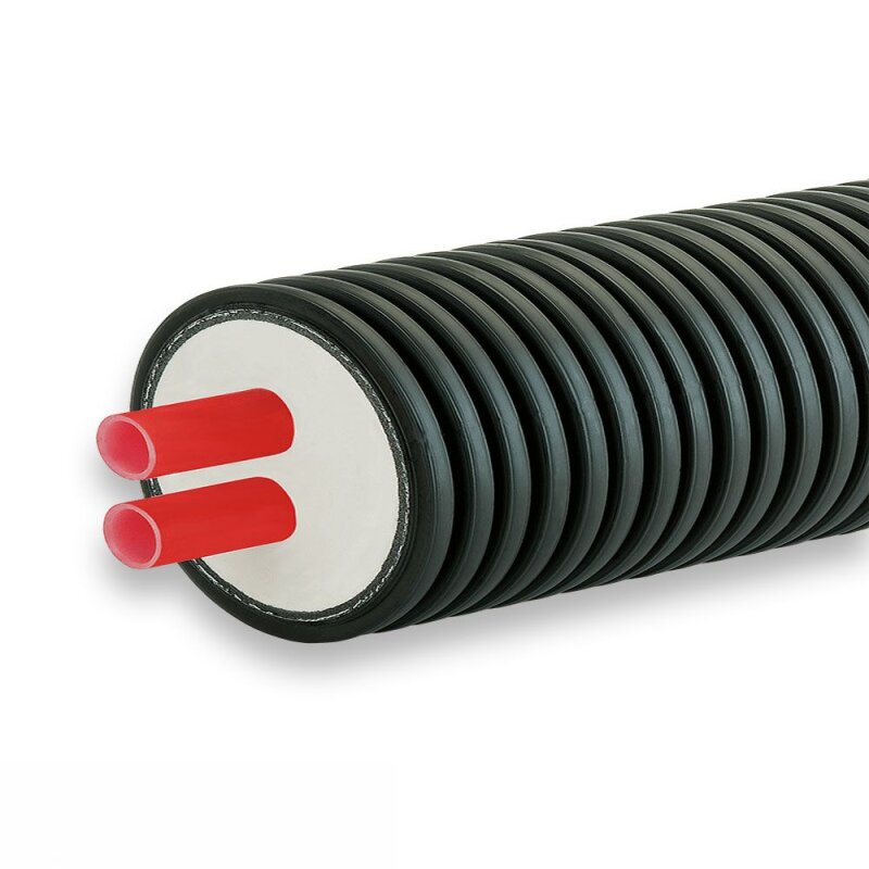 AustroPUR double Fernwrmerohr 2-40x3-7 mm DN32 7 m