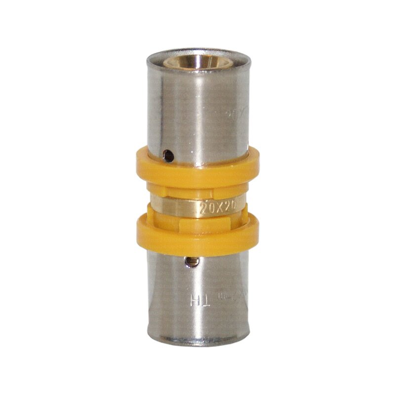 Gas Pressfitting Reduziermuffe fr Verbundrohr 26 x 3-0mm x 20 x 2-0mm