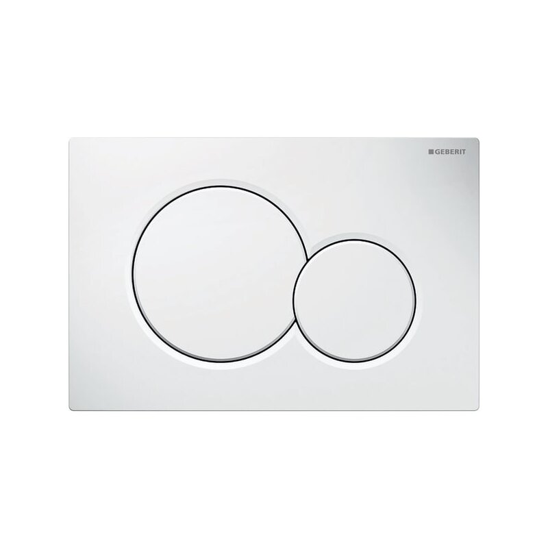 Geberit Bettigungsplatte Sigma01- fr 2-Mengen-Splung- weiss