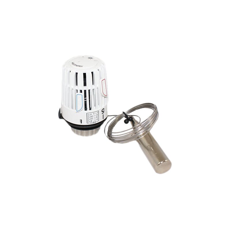HEIMEIER Thermostat-Kopf K Fernfhler- weiss- 2 m Kapillarrohr 6002-00-500