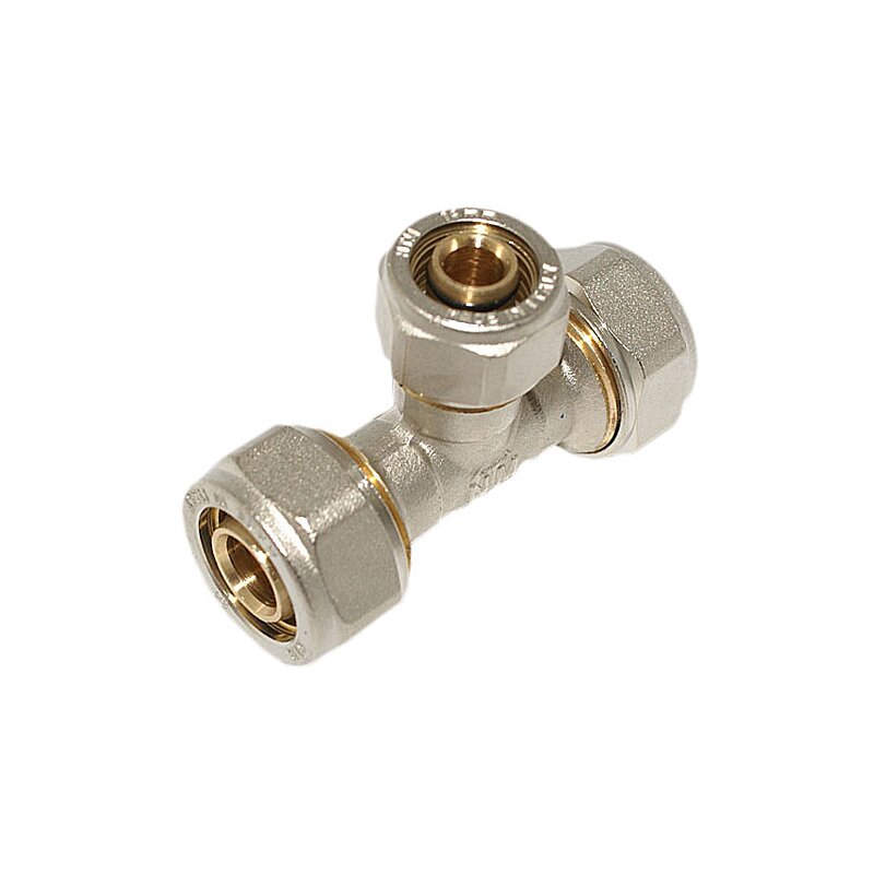 Klemmring Schraubfitting T-Stck fr Verbundrohr 26mm x 26mm x 20mm