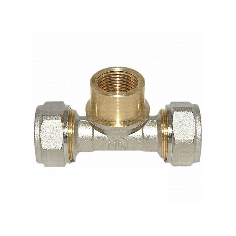 Klemmring Schraubfitting T-Stck fr Verbundrohr 32mm x 1 x 32mm Innengewinde