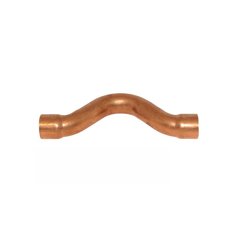 Kupfer Ltfitting berspringbogen 2 Muffen 22mm I-I
