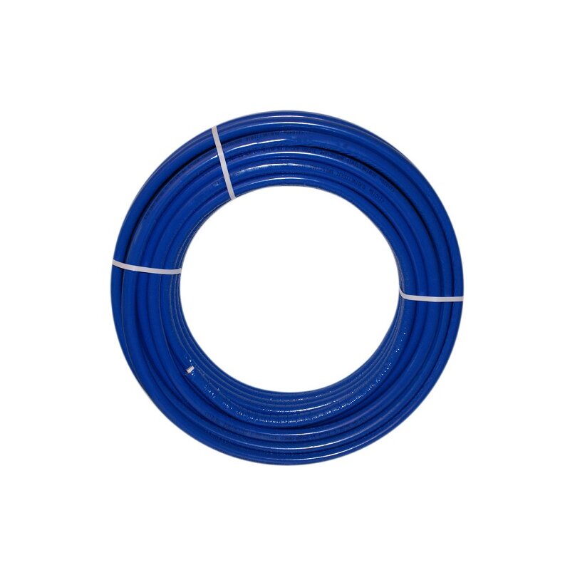Metallverbundrohr 26mm x 3-0mm- 6mm blau isoliert - 25 Meter