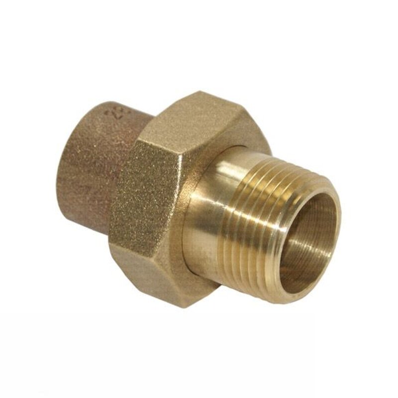 Rotguss Ltfitting Verschraubung 18mm x 3-4 Aussengewinde
