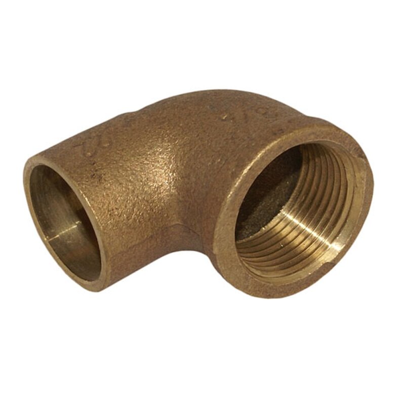 Rotguss Ltfitting Winkel 28mm x 1 Innengewinde