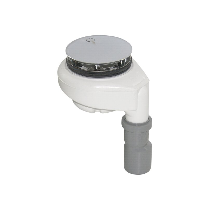 Viega Tempoplex-Ablaufgarnitur - senkrechter Abgang 90 mm Ablaufloch- chrom